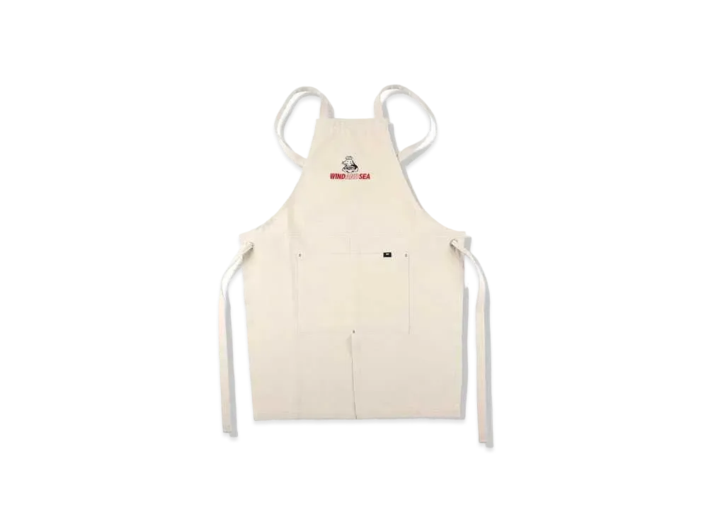WIND AND SEA x WANZHUJI Apron "Natural"
