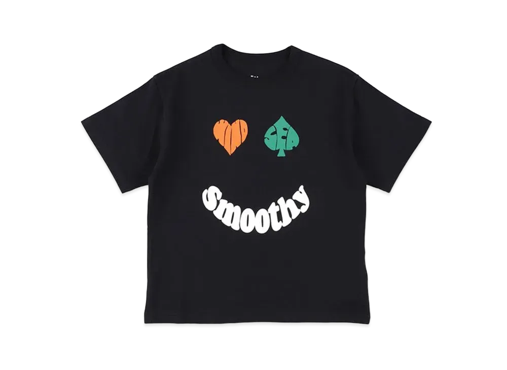 WIND AND SEA x SMOOTHY Smile Tee "Black"