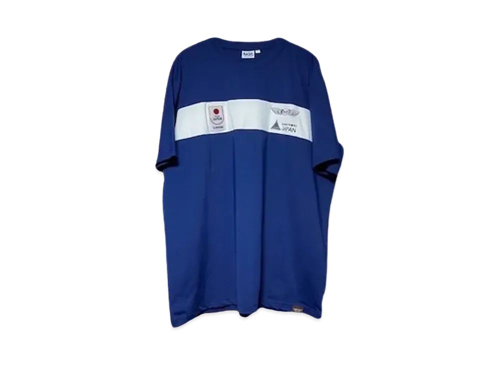 SSZ x RASH wetsuits x NAMINORI JAPAN Tech T-shirt "Navy"