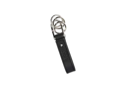 WIND AND SEA Sea Leather Key Ring "Black"