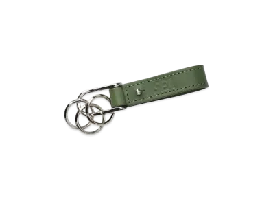 WIND AND SEA Sea Leather Key Ring "Moss"