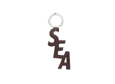 WIND AND SEA Leather (S_E_A) Key Holder "Brown"