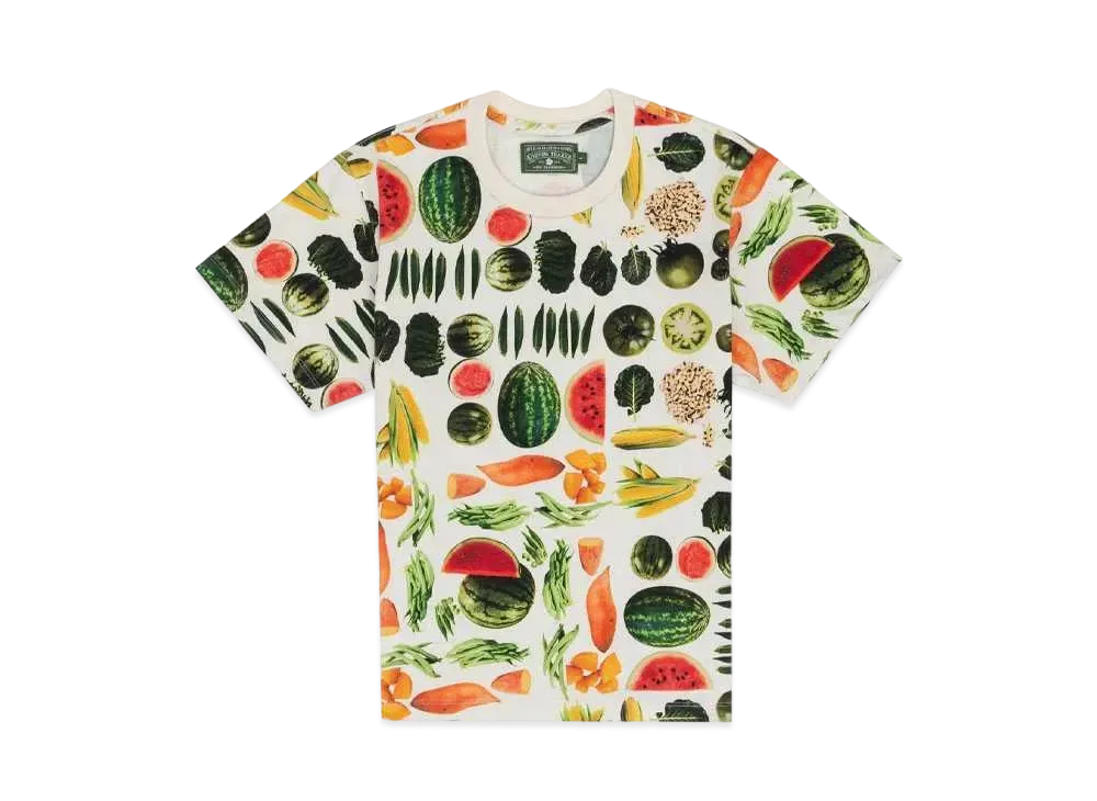 DENIM TEARS Fruit Collage Tee "Natural"