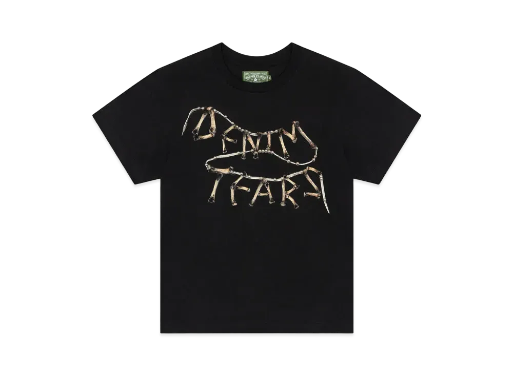 DENIM TEARS Chicken Bone Tee "Black"