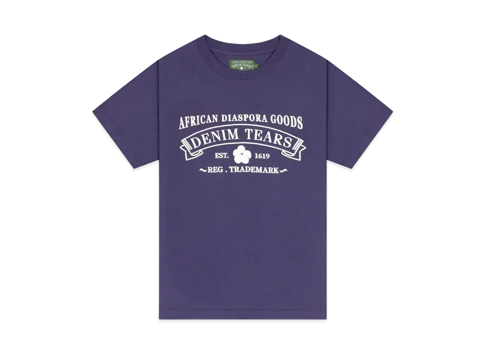 DENIM TEARS ADG Tee Washed "Purple"