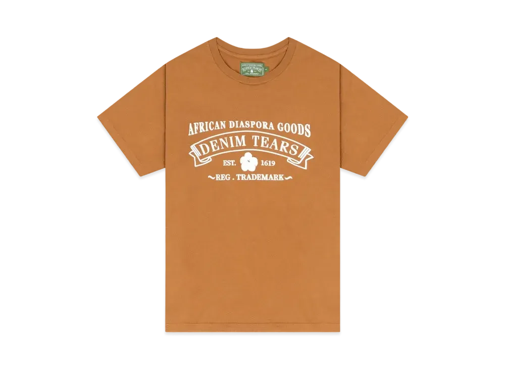 DENIM TEARS ADG Tee Washed "Brown"