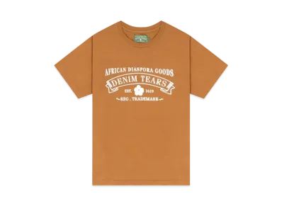 DENIM TEARS ADG Tee Washed "Brown"