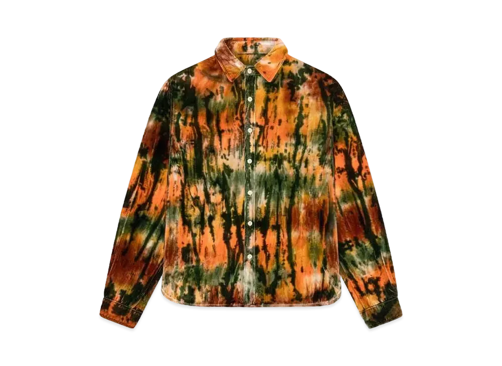 DENIM TEARS Silk Velour Seasoning Shirt "Maruti"