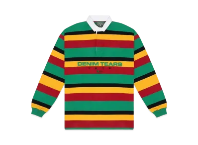DENIM TEARS 1619 Pan African Flag Rugby "Multi"
