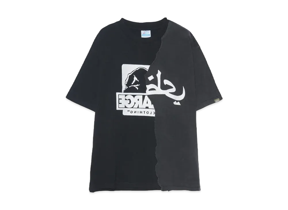 トップス XLARGE SABOTAGE MASHED-UP S/S TEE BLACK XLARGE × SABOTAGE GLOBAL LIMITED EDITION MASHED-UP S/S TEE 