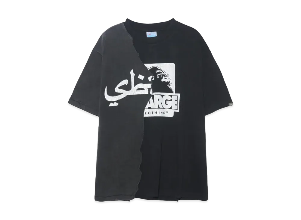 XLARGE × SABOTAGE JAPAN LIMITED EDITION MASHED-UP S/S TEE "BLACK"