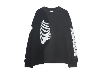 XLARGE × SABOTAGE JAPAN LIMITED EDITION MASHED-UP L/S TEE "BLACK"