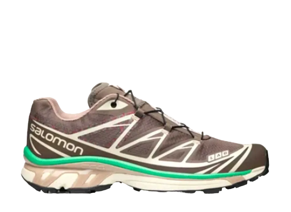 サロモン XT6 マインドフル "ファルコン/アーモンドミルク/ブライトグリーン"