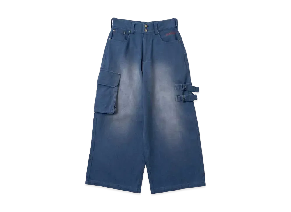 BADWAY blast cargo painter pants "Navy"