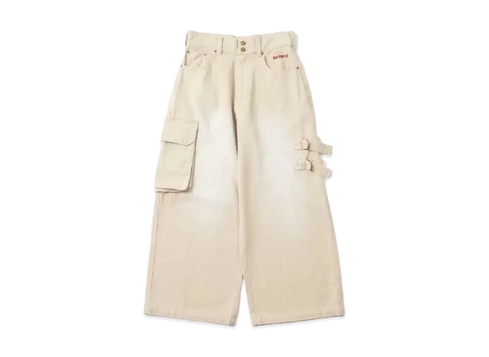 BADWAY blast cargo painter pants "Kinari"