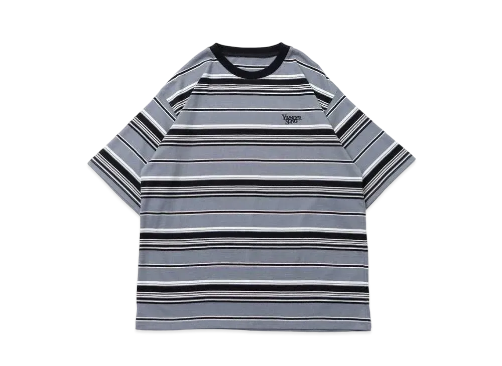 Younger Song multi border T "Gray"