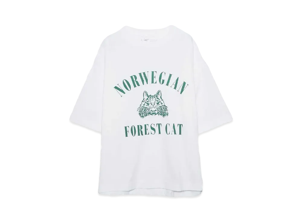 F/CE FOREST CAT BIG T "White"