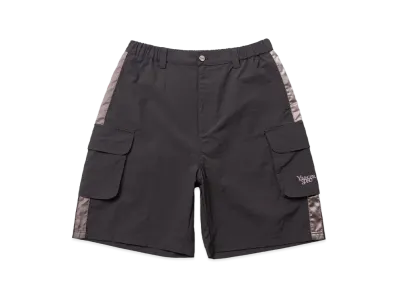 Younger Song assort cargo half pants "Charcoal Nylon"