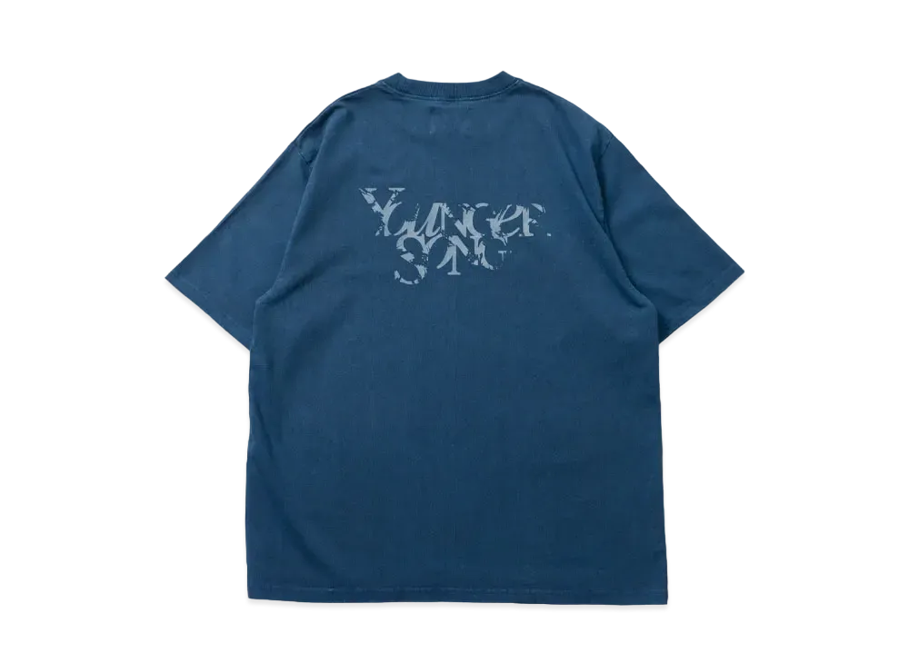 Younger Song pigment Universal logo T "Navy"