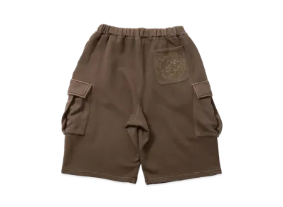 Younger Song dice sweat half pants "Brown"