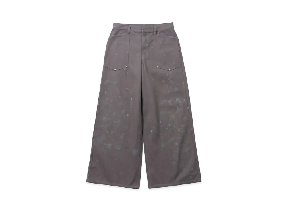 Younger Song dirt processing duck pants "BLACK"