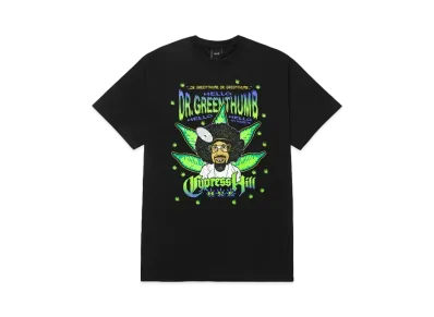 HUF x CYPRESS HILL "420" Greenthumb T-shirt "Black"