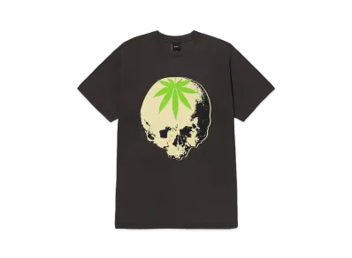 HUF x CYPRESS HILL "420" Skull T-shirt "Washed Black"
