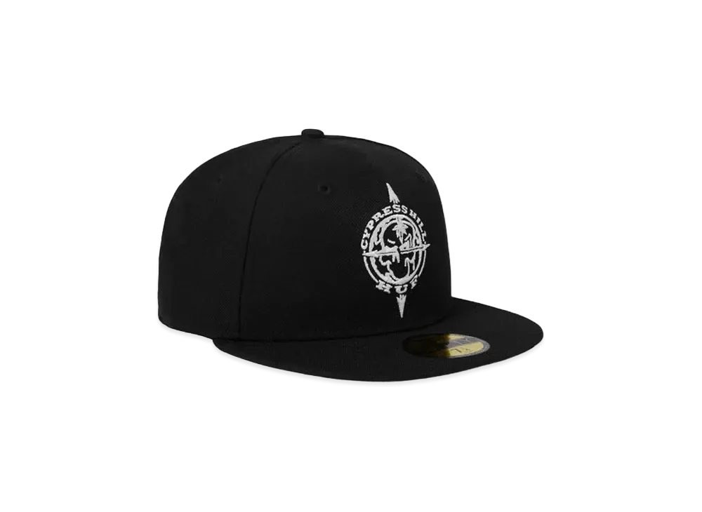 HUF x CYPRESS HILL "420" Compass Logo NEW ERA Hat "Black"
