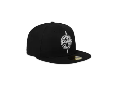 HUF x CYPRESS HILL "420" Compass Logo NEW ERA Hat "Black"