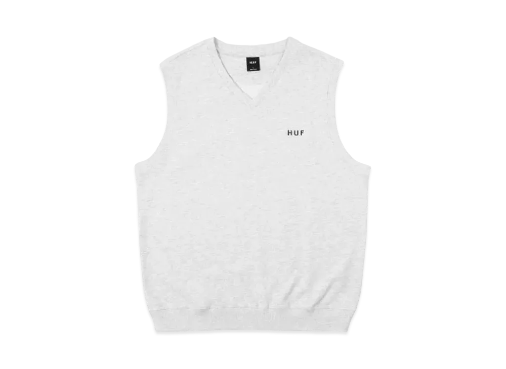 HUF OG Logo Fleece Vest "Ash Grey"