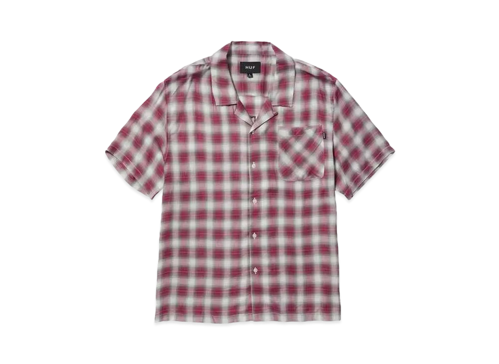 HUF Ombre Work Shirt "Crimson"