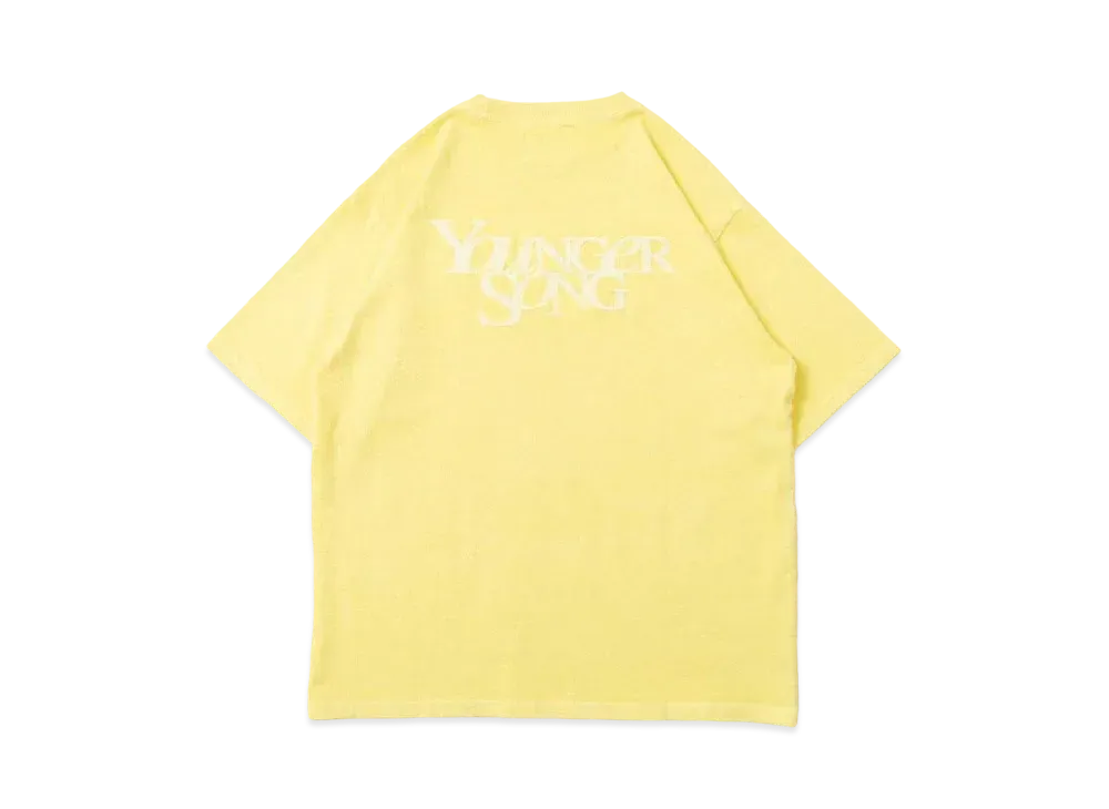 Younger Song Universal logo overdye tee "Yellow"