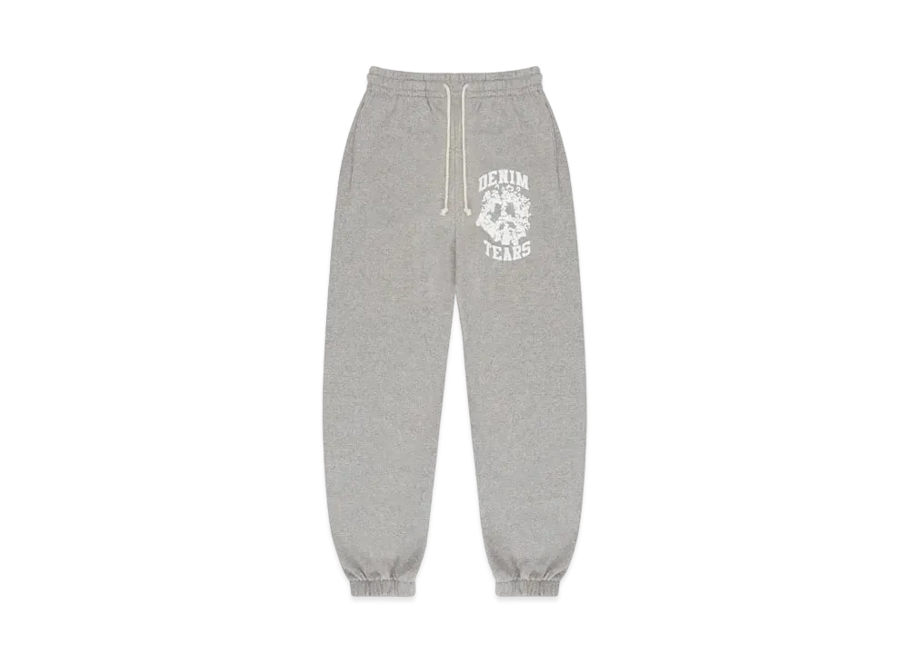 DENIM TEARS Denim University Sweat Pants "Grey"
