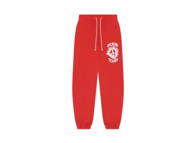 DENIM TEARS Denim University Sweat Pants "Red"