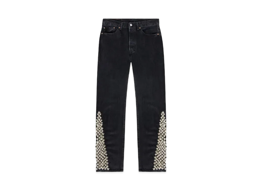 DENIM TEARS x LEVI'S Rockers Style Studded Jean "Black"