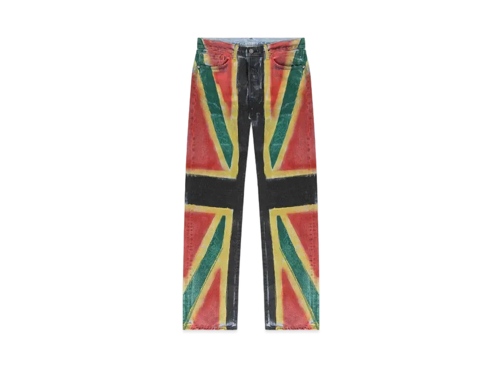 DENIM TEARS x LEVI'S Union Black Jean "Light Indigo"