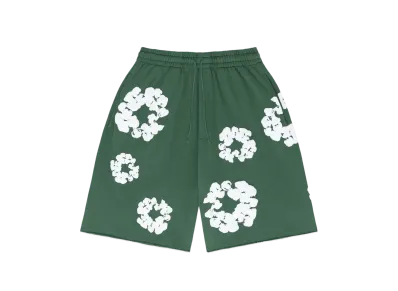DENIM TEARS The Cotton Wreath Shorts "Green"