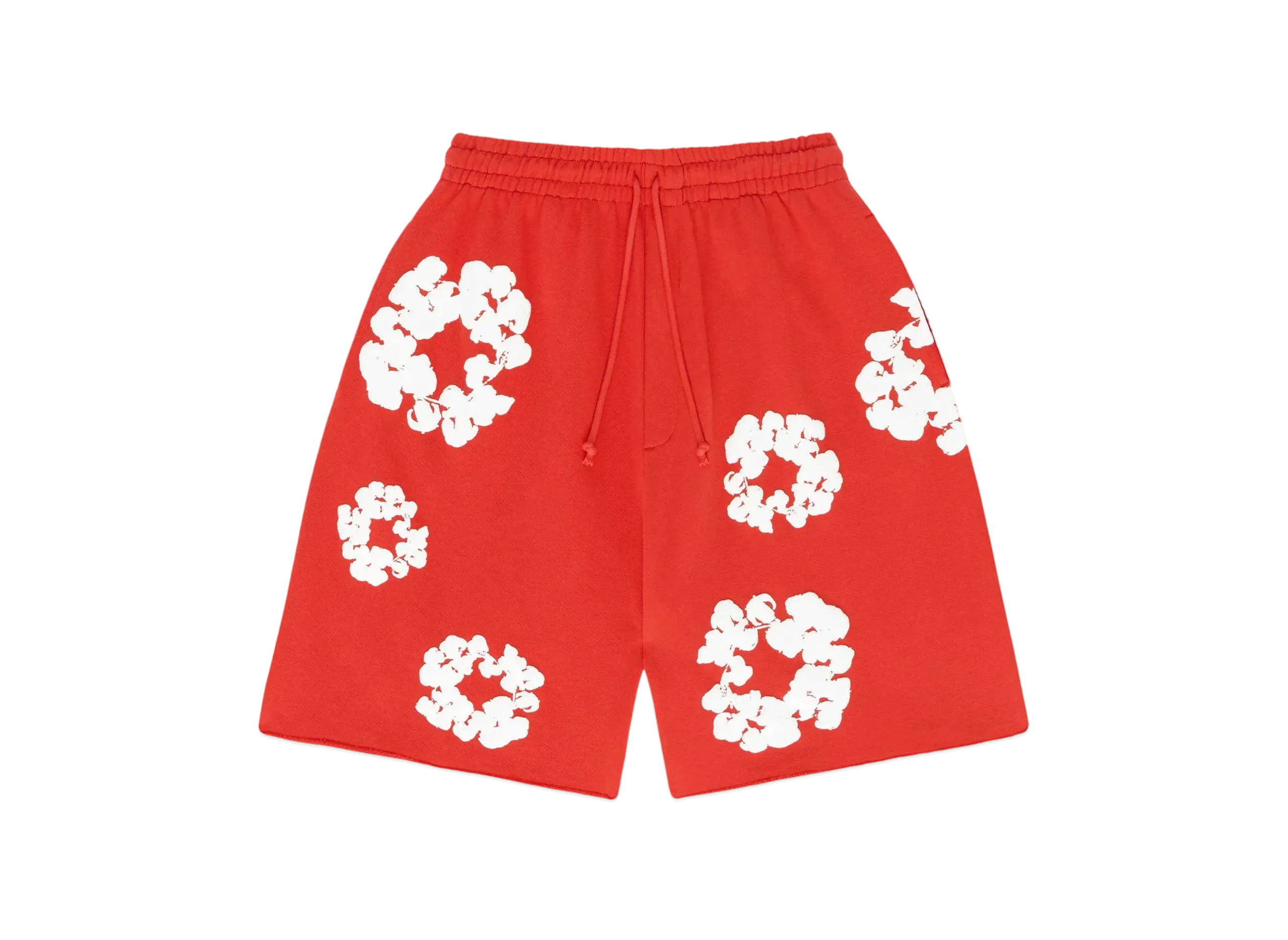 DENIM TEARS The Cotton Wreath Shorts "Red"