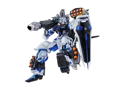BANDAI "METAL BUILD" -Mobile Suit Gundam SEED Astray- Gundam Astray Blue Frame (full Weapon equipment)