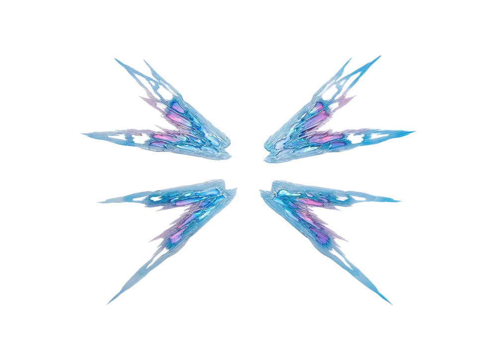 METAL BUILD Strike Freedom Gundam Light Wings Option Set Soul Blue Ver.