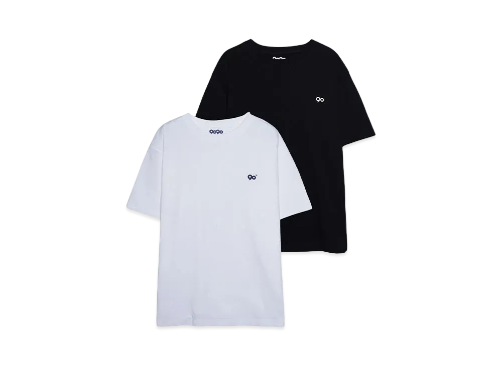 9090 Pack 90 T-Shirts "White&Black"