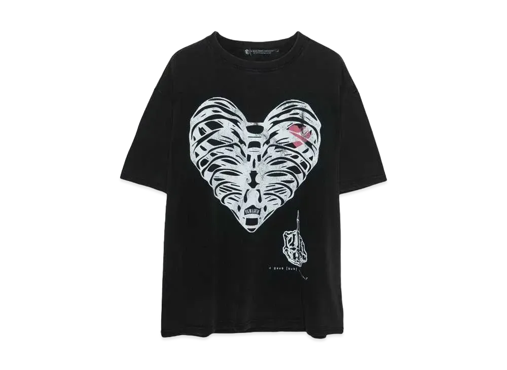 A GOOD BAD INFLUENCE HEARTACHE T-SHIRT "BLACK"
