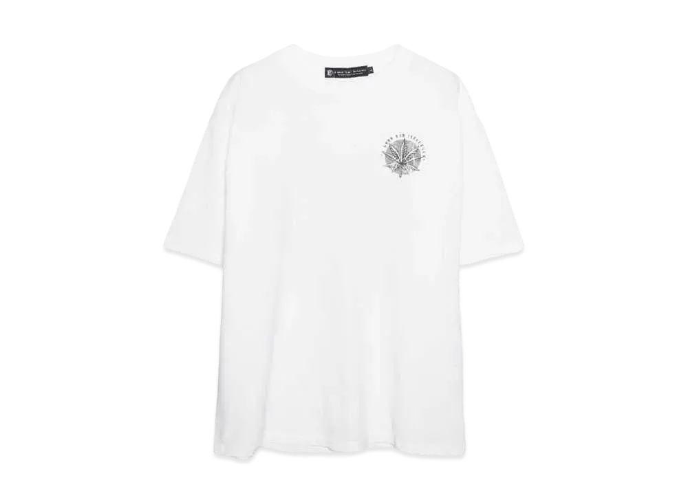 A GOOD BAD INFLUENCE PEACE T-SHIRT "WHITE"