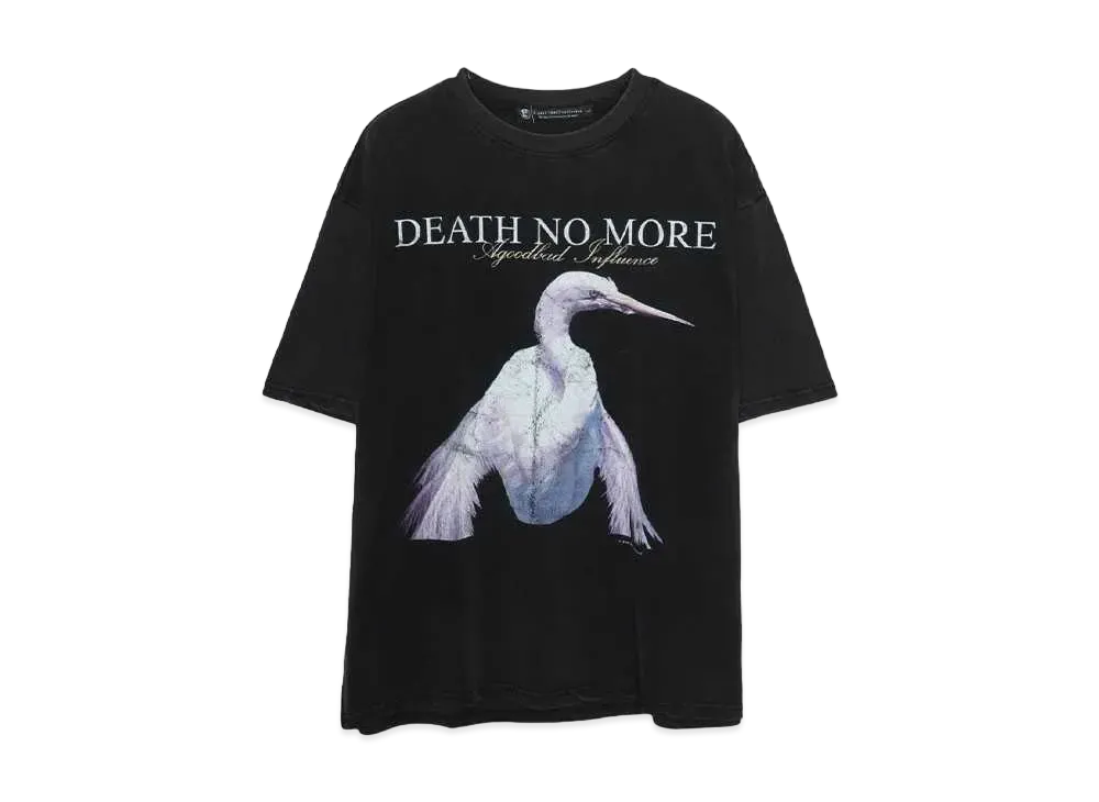 A GOOD BAD INFLUENCE DEATH NO MORE T-SHIRT "BLACK"