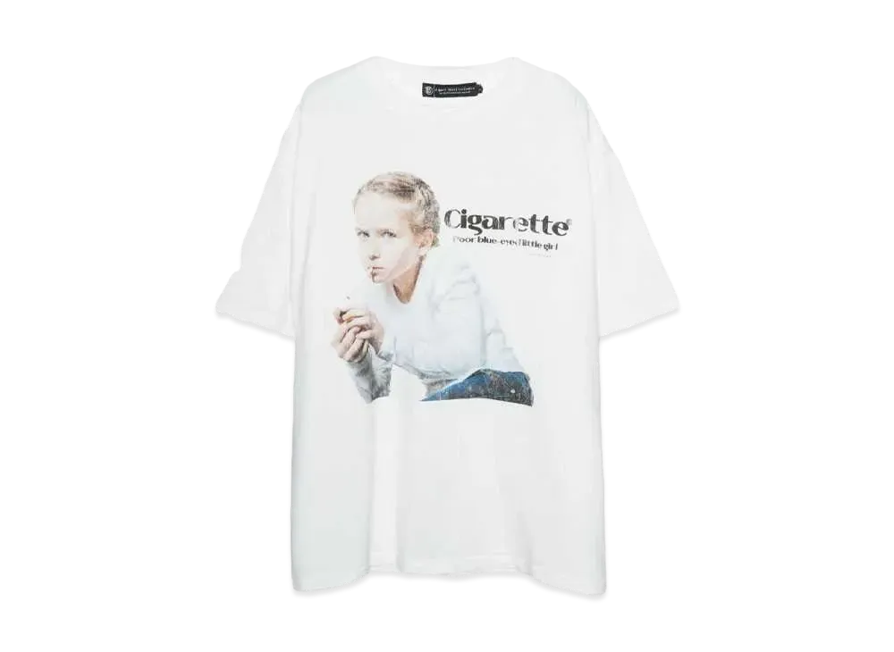 A GOOD BAD INFLUENCE The cigaretteT-SHIRT "WHITE"