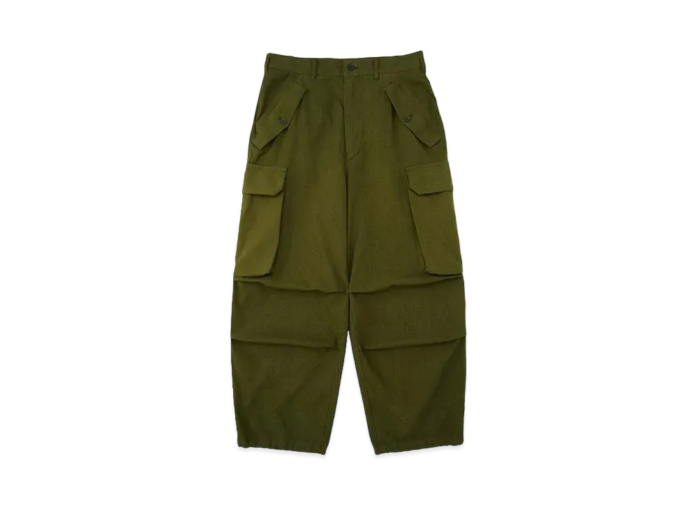 DIGAWEL Field Cargo Pants (Garment Dye) "Moss Green"