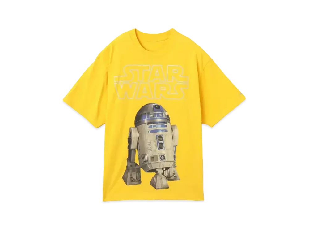 atmos STAR WARS C-3PO & R2-D2 / T-shirt "Yellow"