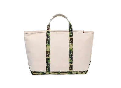 SAINT Mxxxxxx x A BATHING APE Tote Bag L "Ivory"