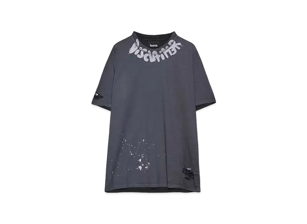 DISCLAIMER MAGLI UOMO IN JERSEY "STONE WASH NERO"