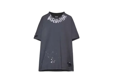 DISCLAIMER MAGLI UOMO IN JERSEY "STONE WASH NERO"